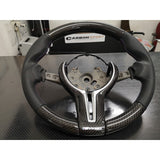 F-Series performance carbon fiber steering trim