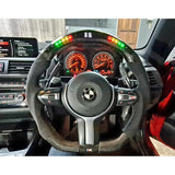 F10 F12 E70 E71 F-Series OHC carbon fiber steering wheel w/LED display