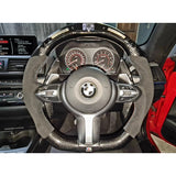 F10 F12 E70 E71 F-Series OHC carbon fiber steering wheel w/LED display
