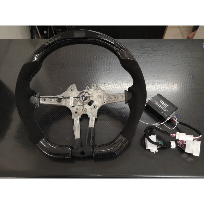 F20 F22 F30 F32 F87 F80 F82 F-Series OHC carbon fiber steering wheel w/LED display 