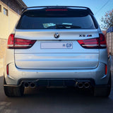 F85 F86 X5M X6M 3D style carbon fiber diffuser