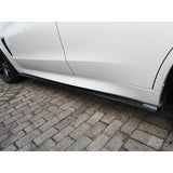 F85 F86 X5M X6M 3D style carbon fiber side skirts