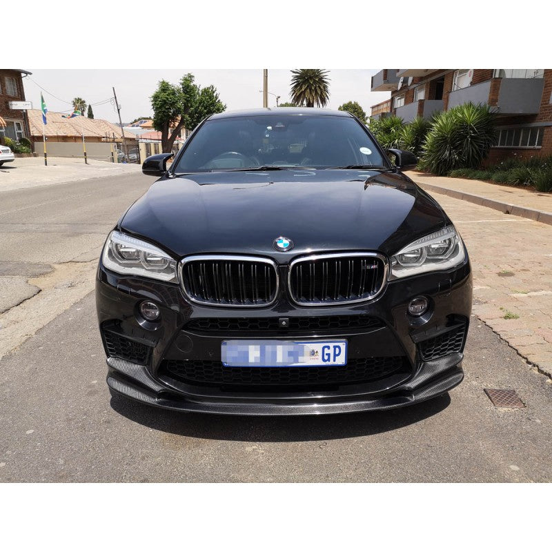 F85 F86 X5M X6M 3D style carbon fiber front lip