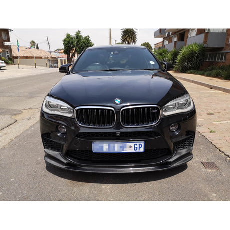 F85 F86 X5M X6M 3D style carbon fiber front lip