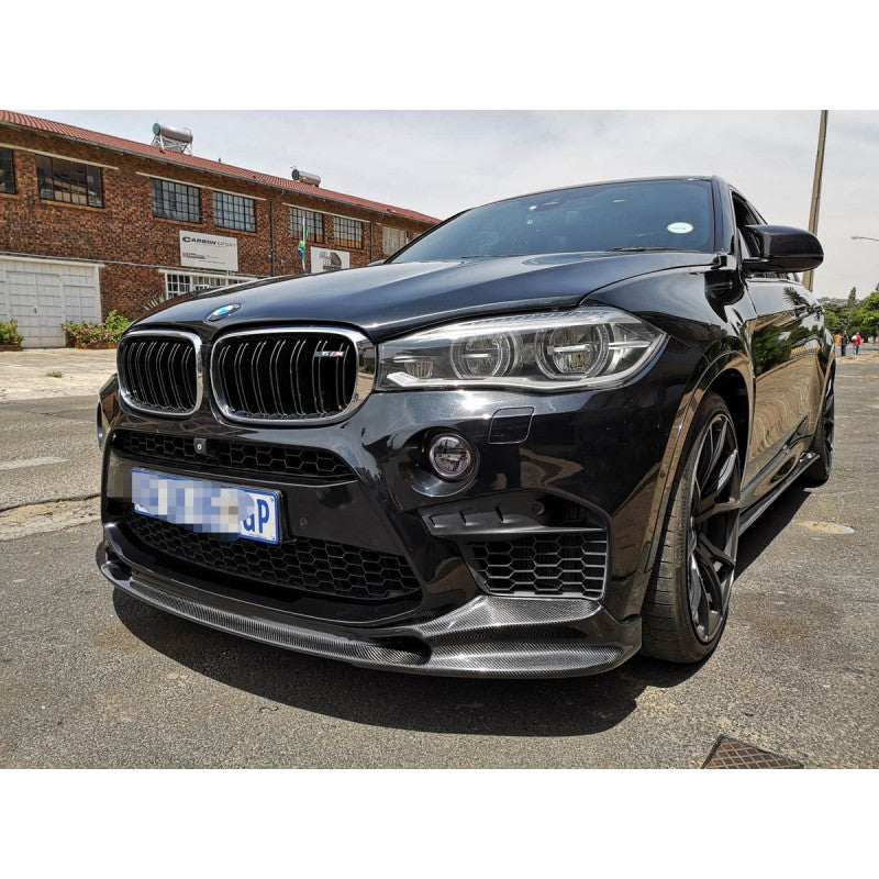 F85 F86 X5M X6M 3D style carbon fiber front lip