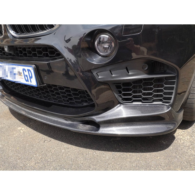 F85 F86 X5M X6M 3D style carbon fiber front lip
