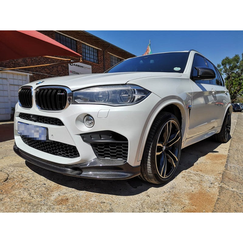 F85 F86 X5M X6M 3D style carbon fiber front lip