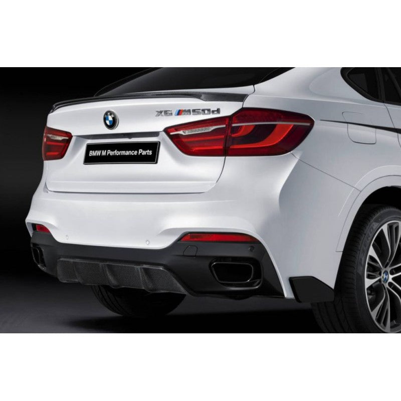 F16 X6 P style carbon fiber rear diffuser