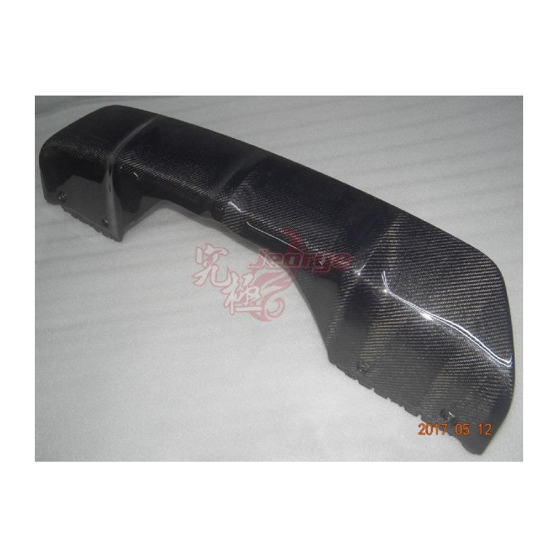 F16 X6 P style carbon fiber rear diffuser