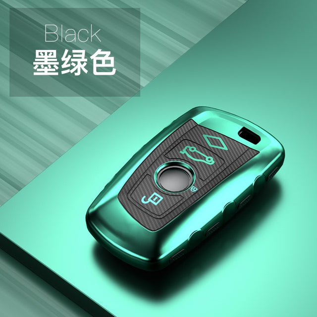 BMW TPU key cover (A) - Green