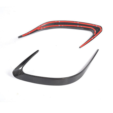 C292 GLE coupe carbon fiber rear bumper canards