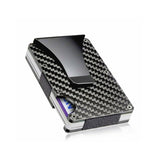 Carbon fiber card wallet