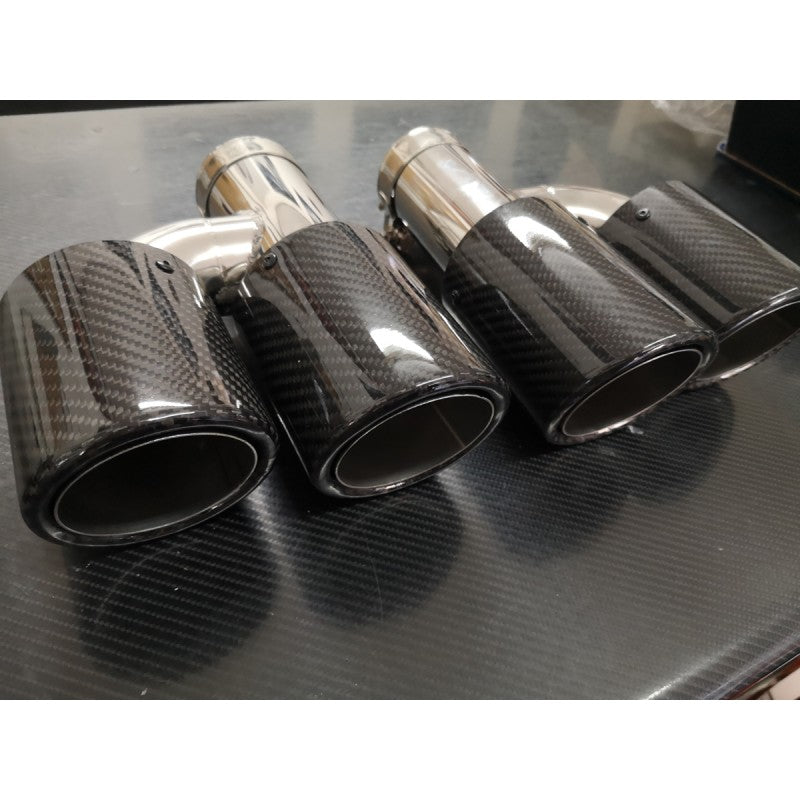 Carbon fiber quad pipe (U-type)