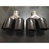 Carbon fiber quad tailpipe Y-type