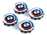 BMW M 50 Year Anniversary Heritage OEM Center Cap Set