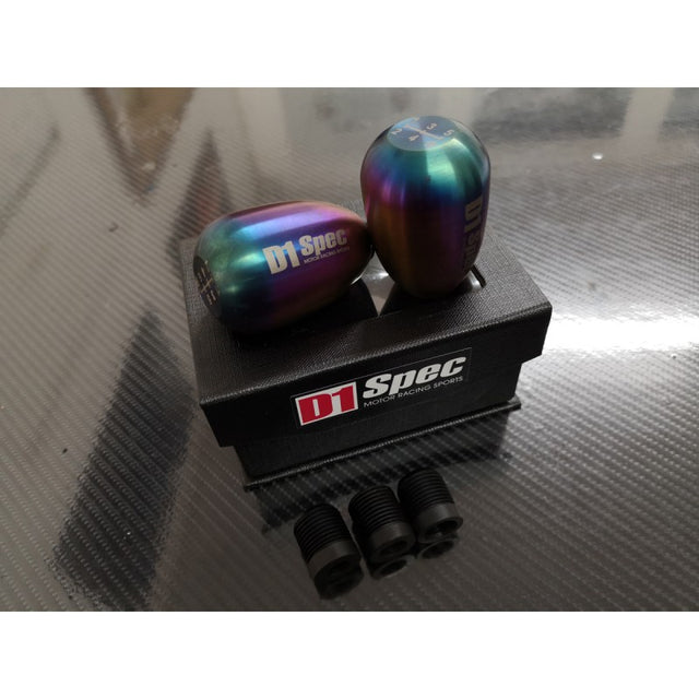 D1 Spec Titanium look heave weight gear knob