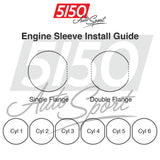5150 Xtreme Duty Cylinder Sleeve Set, BMW S55