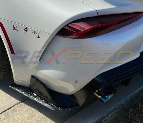 Supra GR 2020+ V2 Forged Carbon Rear Bumper Side Spats