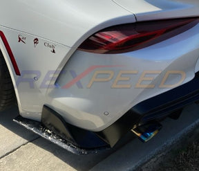 Supra GR 2020+ V2 Forged Carbon Rear Bumper Side Spats