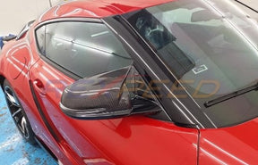 Supra GR 2020+ Carbon Fiber Mirror Cap Full Replacements
