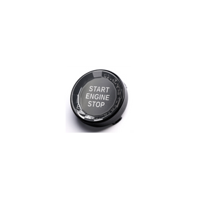 E-series crystal start button (black)