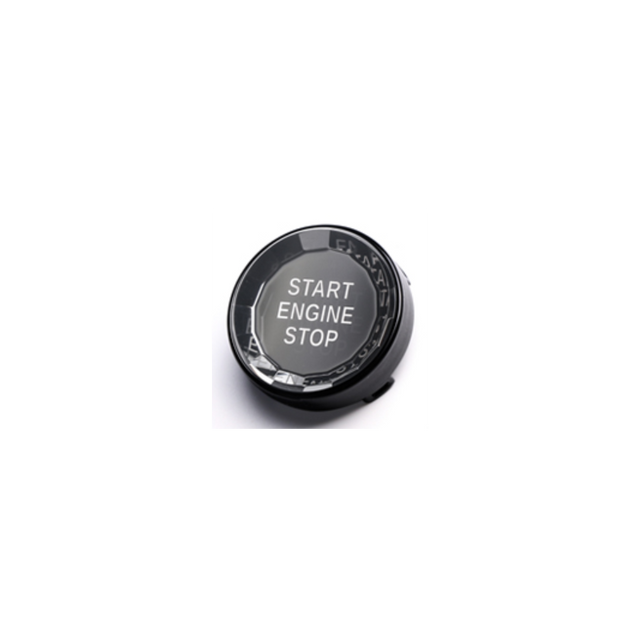 E-series crystal start button (black)