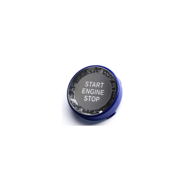 E-Series crystal start button (blue)