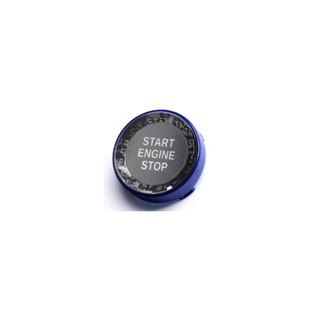 E-Series crystal start button (blue)