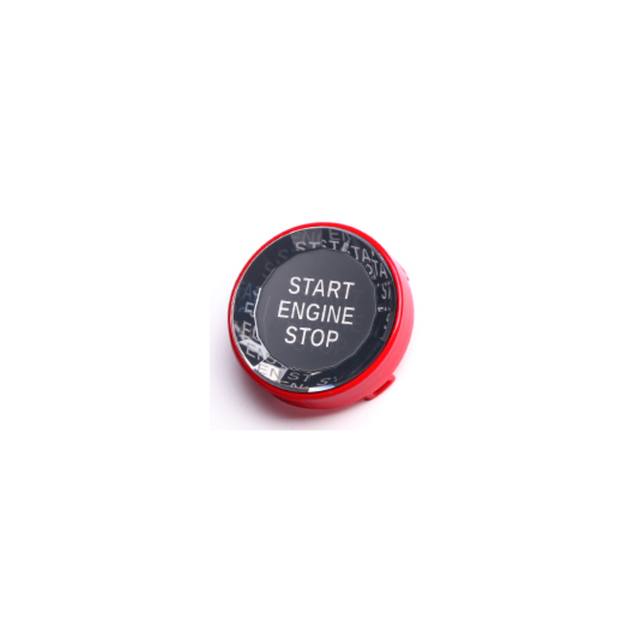 E-Series crystal start button (red)