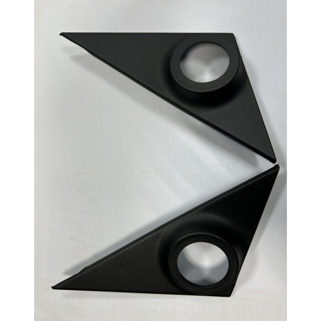 E30 side mirror panel w/stereo hole