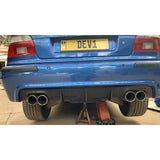 E39 M5 E-style carbon fiber rear diffuser