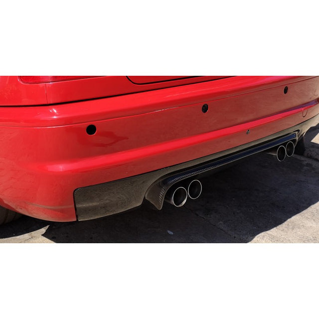 E46 M3 CSL style carbon fiber diffuser