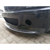 E46 M3 CSL style carbon fiber front lip for CSL bumper