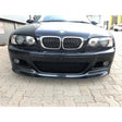 E46 M3 CSL style carbon fiber front lip