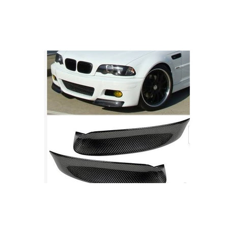 E46 M3 CSL style carbon fiber front splitter for M3 bumper