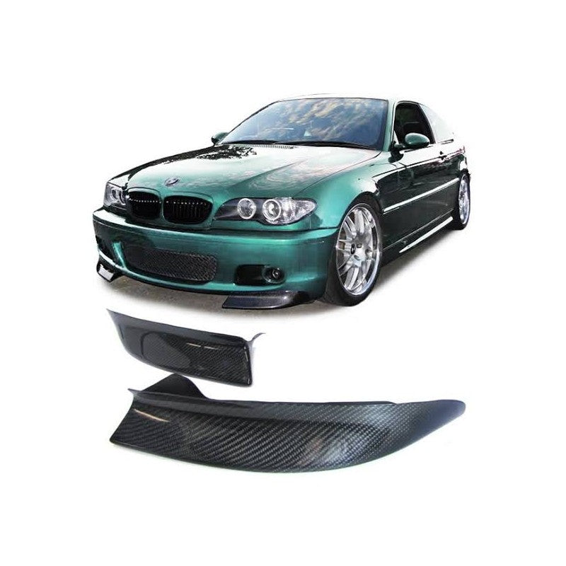E46 Mtech carbon fiber front splitters