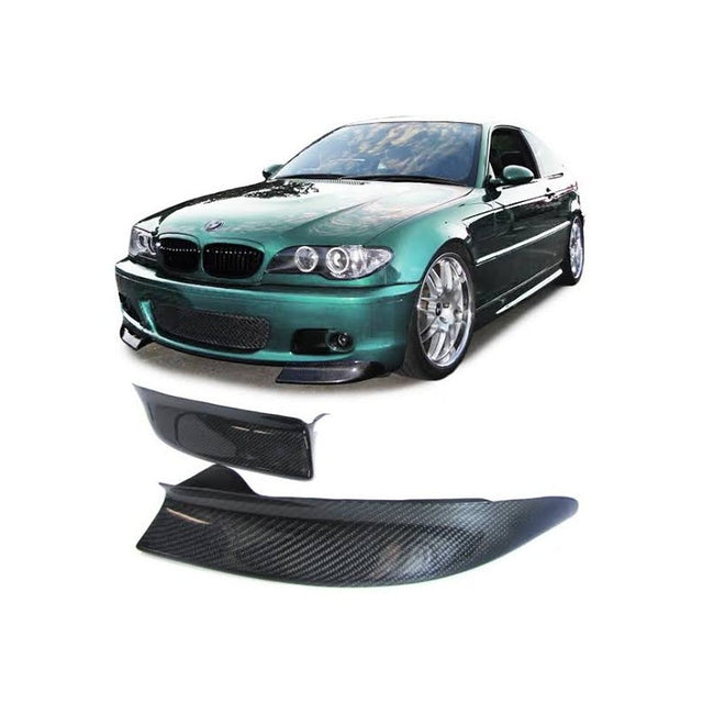 E46 Mtech carbon fiber front splitters
