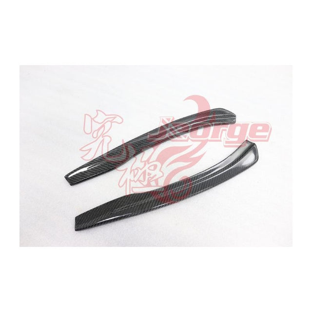E63 M6 carbon fiber rear splitters
