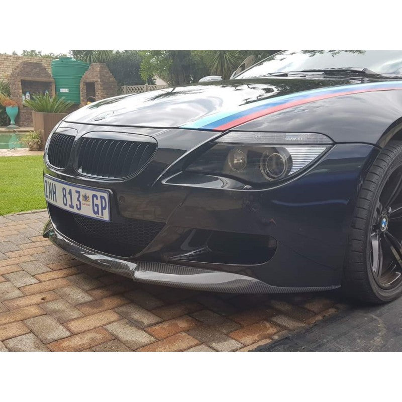 E63 M6 V style carbon fiber front lip