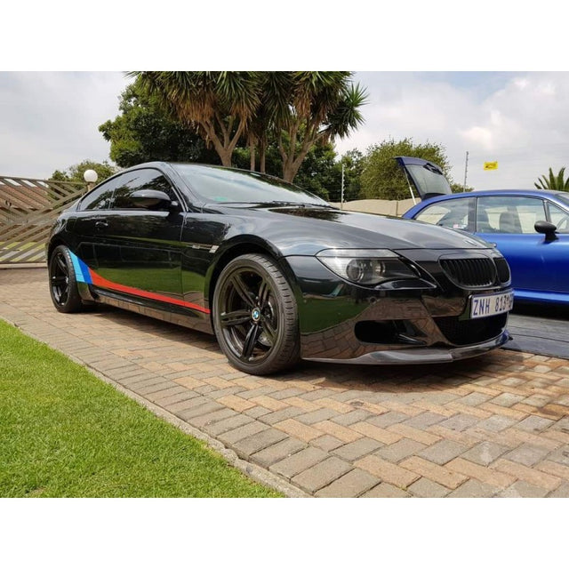 E63 M6 V style carbon fiber front lip
