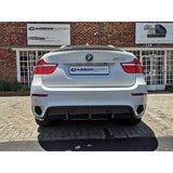E71 X6 carbon fiber diffuser