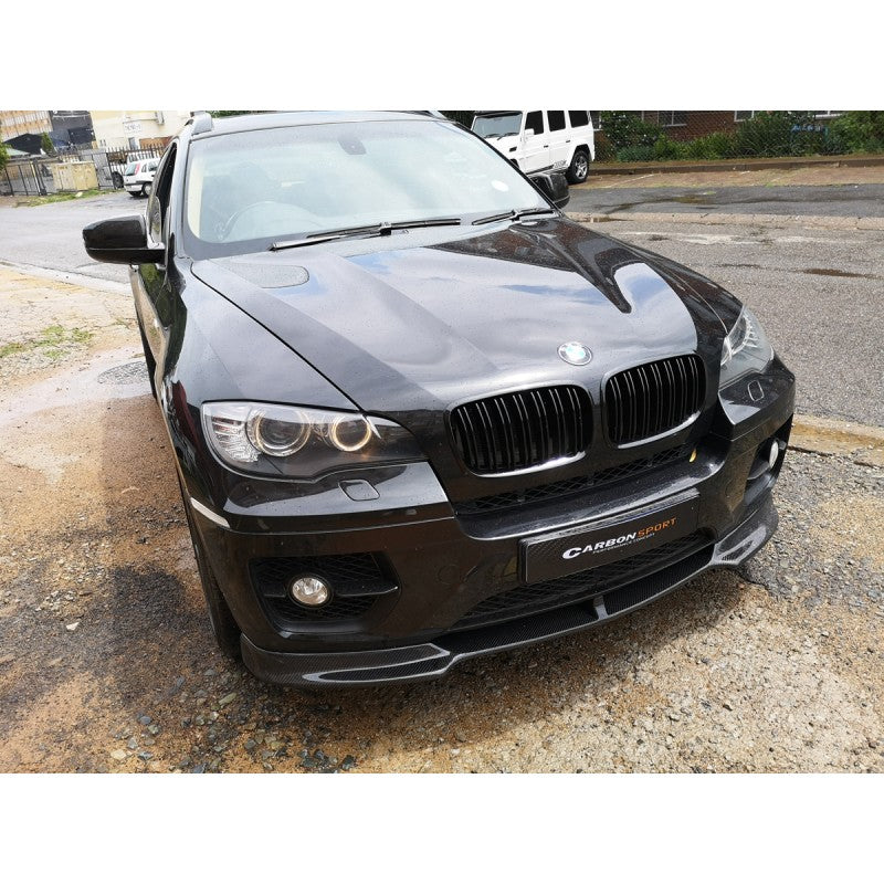 E71 X6 carbon fiber front lip