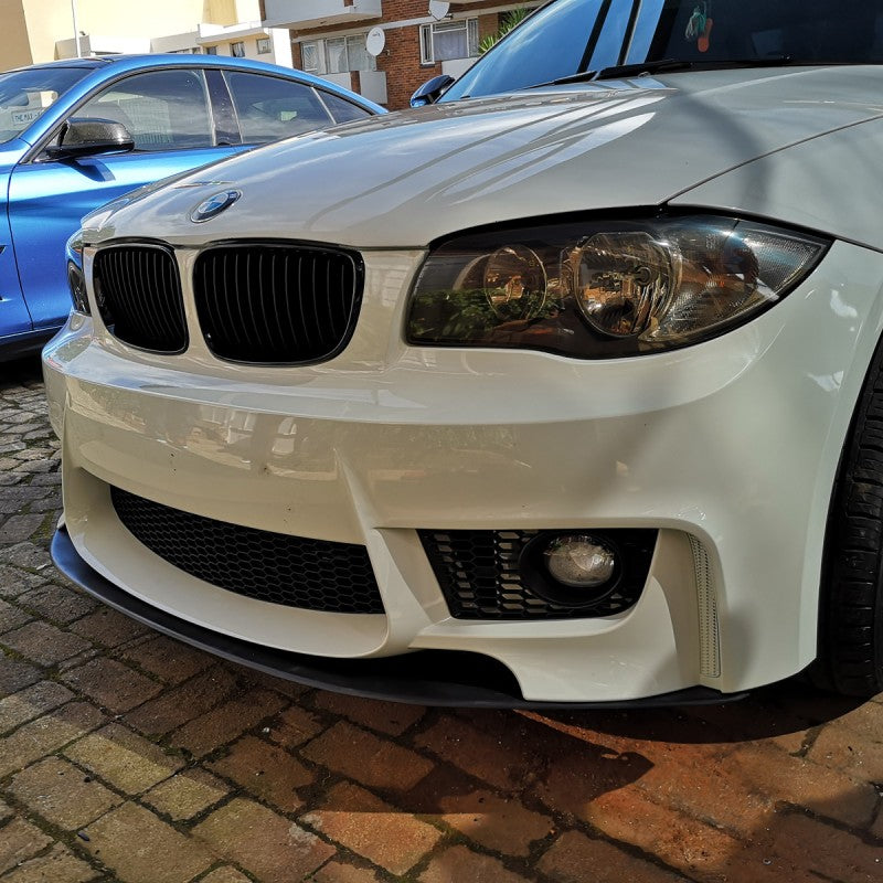 E82 1M DTM style front bumper lip (FRP)