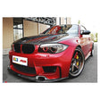 E82 1M RV style carbon fiber front lip