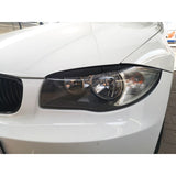 E82 E87 gloss black eyelid