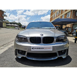 E82 E87 1M style front bumper w/grille