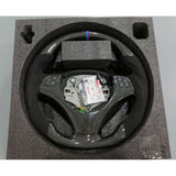 E82 E90 E92 OHC carbon fiber steering wheel w/trim w/buttons (manual model)
