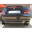 E82 Mtech MP style carbon fiber rear diffuser (quad exit)