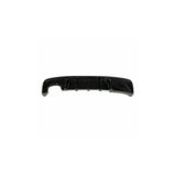 E82 Gloss black rear diffuser (aftermarket)