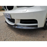 E82 Mtech V2-style carbon fiber front lip